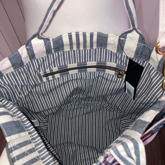 Marc By Marc Jacobs striped shoulder bag NEW - Picture 7 of 14